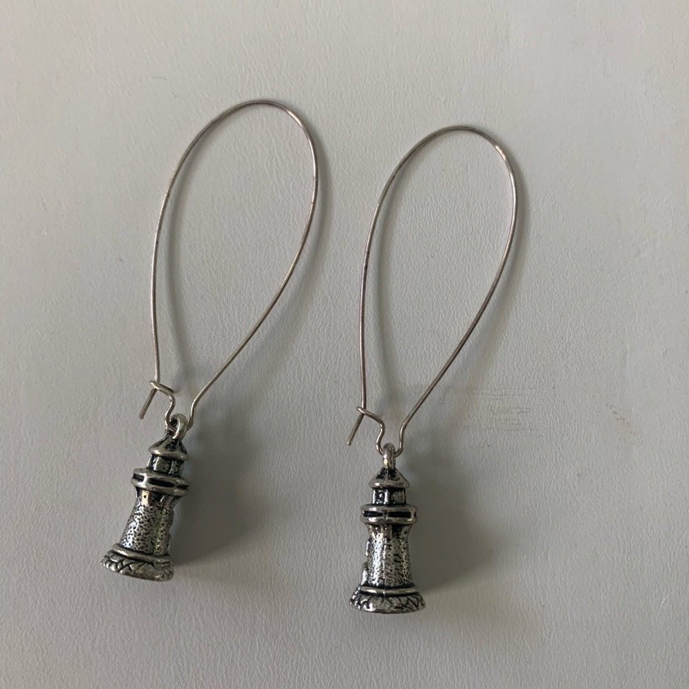 Earrings Lighthouse Dangle - image 8